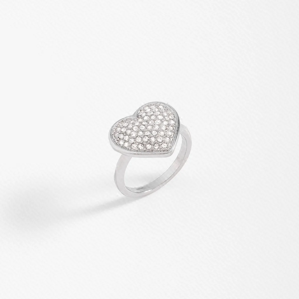 Anillo de Corazón con Cristales
